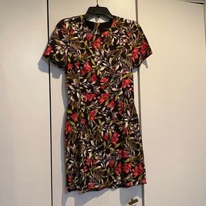 French Connection Floral Fit and Flare Dress size 4